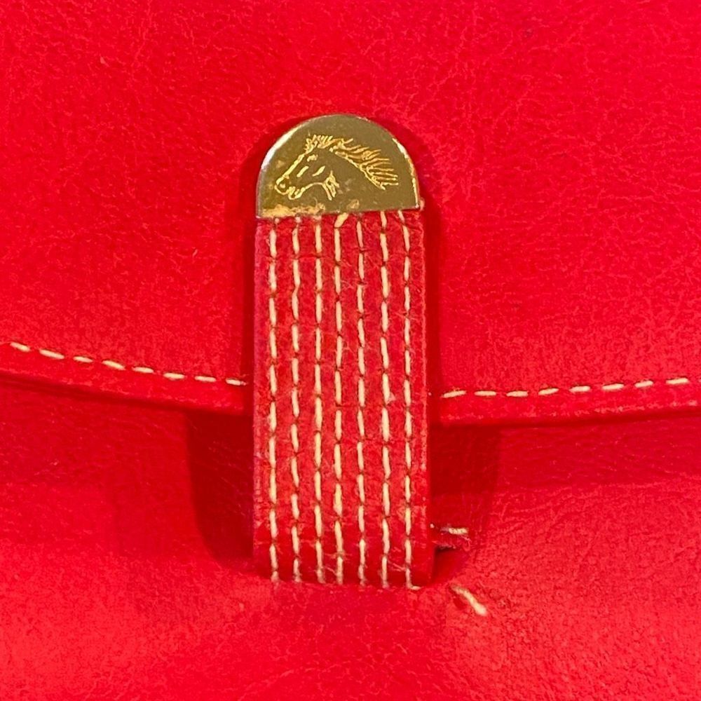 Jordache Vintage Checkbook Wallet RED - Picture 2 of 9